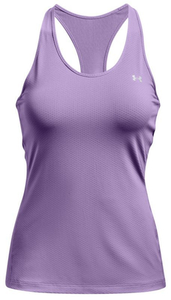 Женский топ теннисный Under Armour HeatGear Armour Racer Tank - octane/metallic silver