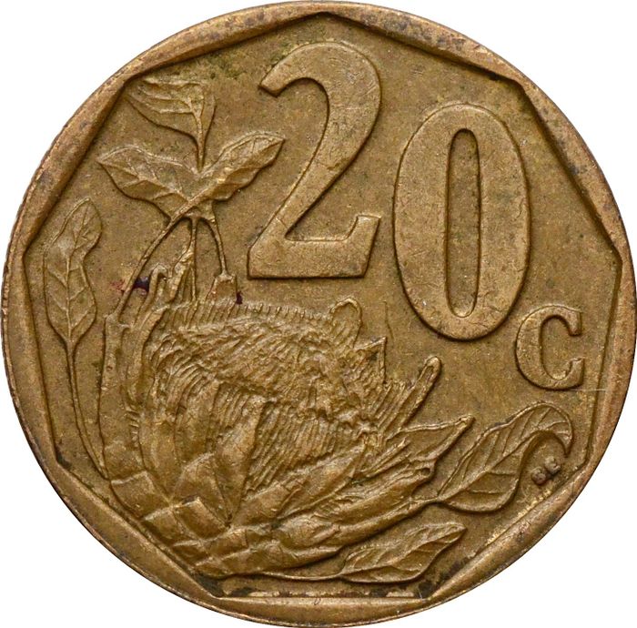 20 центов 2004 ЮАР