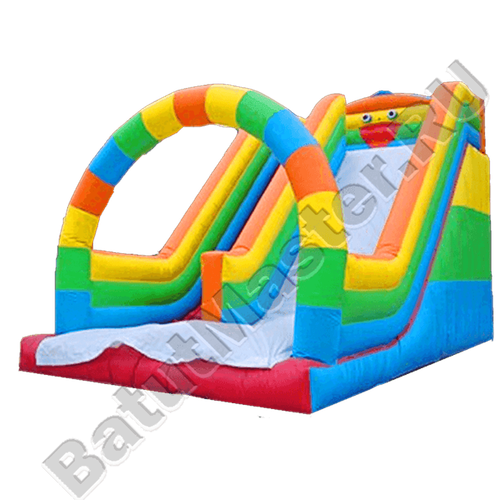 Детский надувной батут-горка "Без радуги никуда" 14*5*9 м