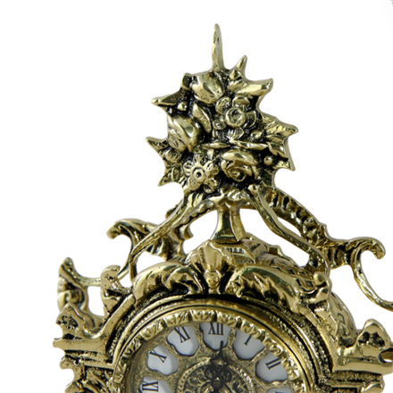 Bello De Bronze Каминные часы с маятником с канделябрами "Весна"
