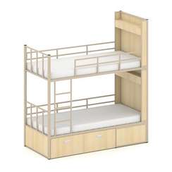 Overnight Кровать 2-х ярусная ON.K2-001 Акация Лорка/Металл Капучино 2080*950*2260