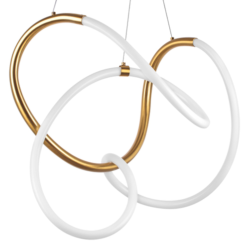 637063 Люстра CORINTO 30W LED 2680LM ЗОЛОТО 3000K IP20