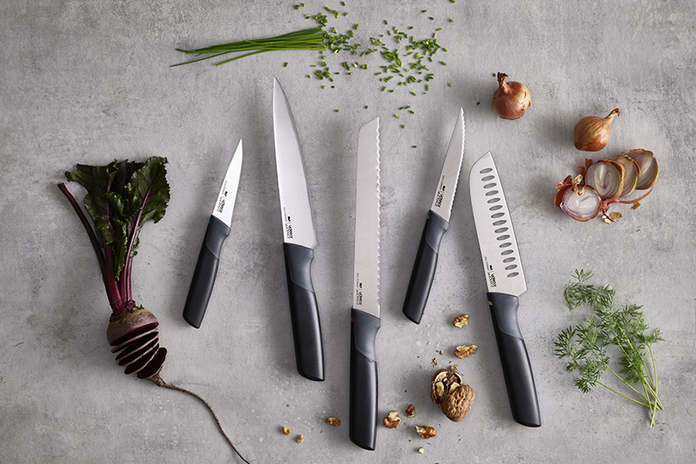 Нож сантоку elevate, 14 см, желтый