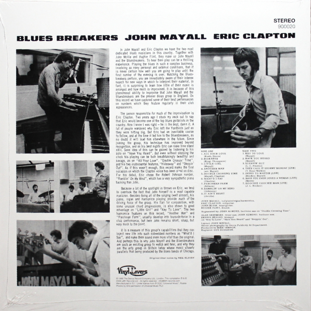 John Mayall With Eric Clapton / Blues Breakers (LP)