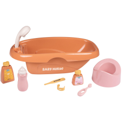Smoby Baby Nurse - Набор для купания с ванночкой для кукол 42 см 220383