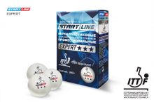 Мячи Start line EXPERT V40+ 3* (ITTF) (6 шт)