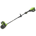 Greenworks GD60SS2 60В аккумуляторная снегоуборочная лопата (1 x 4 Ач, ЗУ) ковш 30 см, выброс 7.6 м 2603207UB