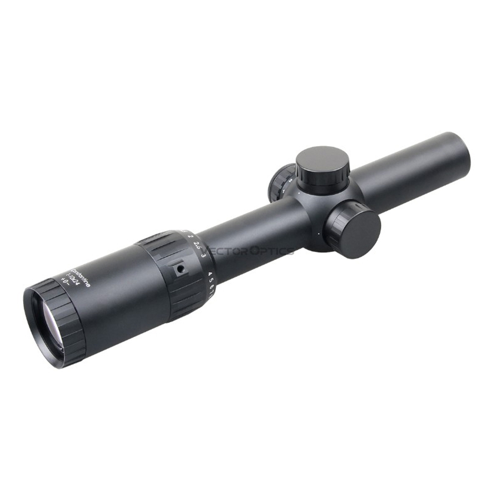 Прицел Vector Optics Constantine 1-10x24, ( Сетка Fiber Center Dot / с подсветкой )