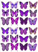 Печать на съедобной бумаге. Бабочки №2