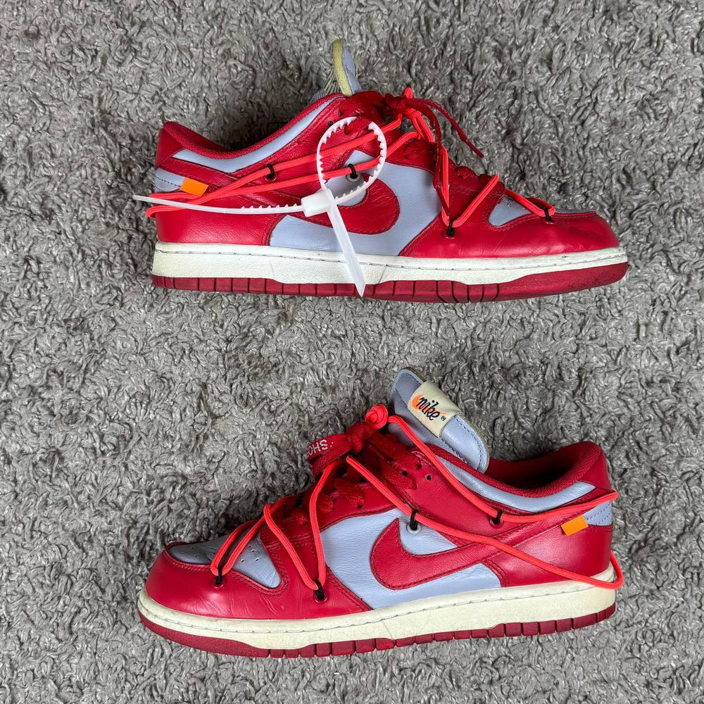 Кроссовки Nike Dunk Low Off-White University Red