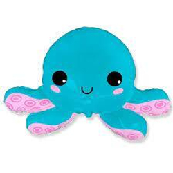 Фольга фигура 31" Осьминог / HAPPY OCTOPUS / 1 шт / Б239
