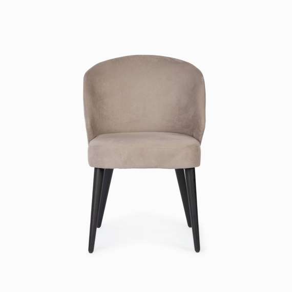 Стул Helios, бежево-серый, черные ножки