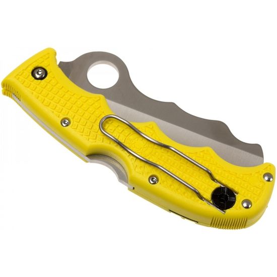 Складной нож Spyderco Assist Salt 79PSYL c клинком из стали H1, рукоять FRN