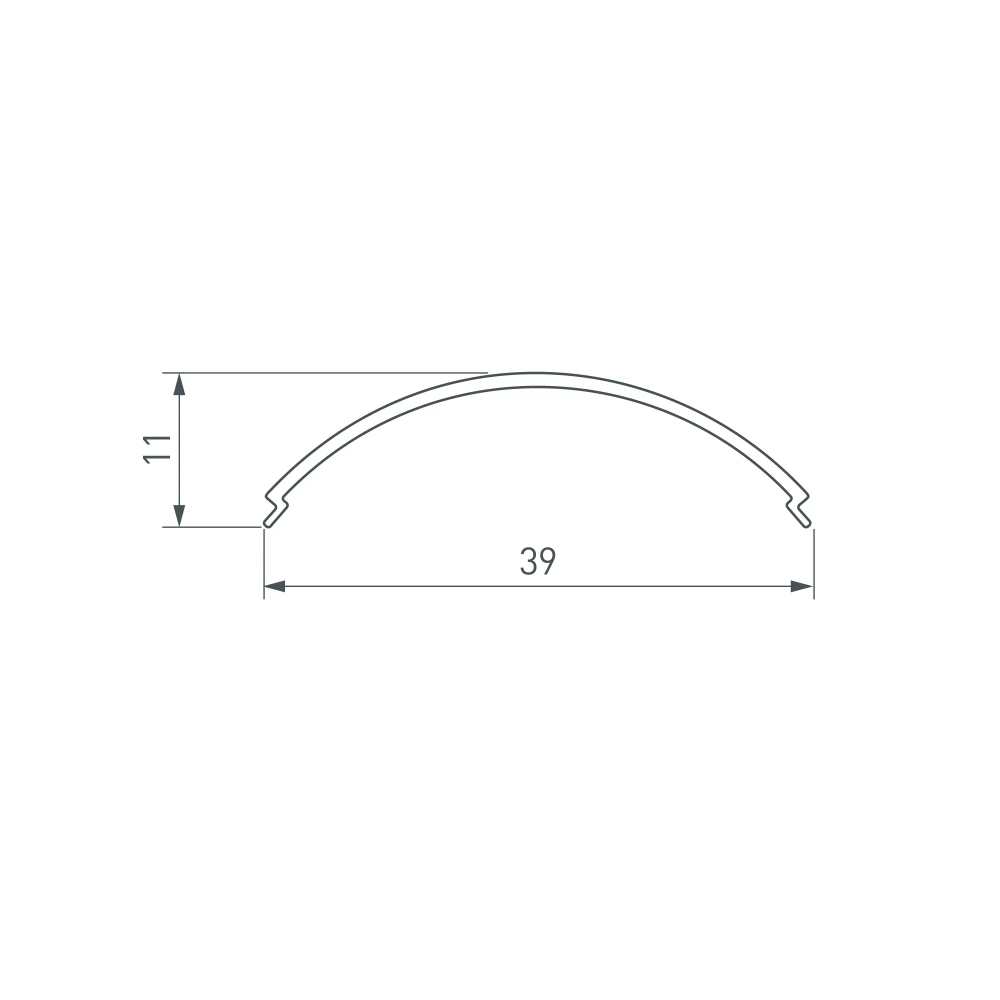 Экран SL-KANT-H30 ROUND OPAL (Arlight, Пластик) 019334