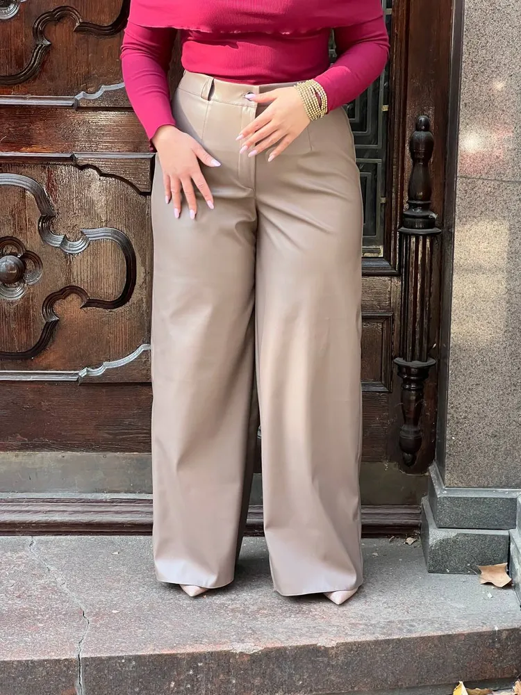 Брюки кожаные УК-010/1-1 Fabrika