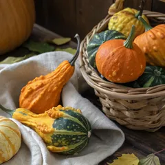 Тыква декоративная Калейдоскоп / 500 гр