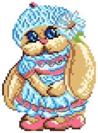 "Зайка"-1916 канва с рисунком