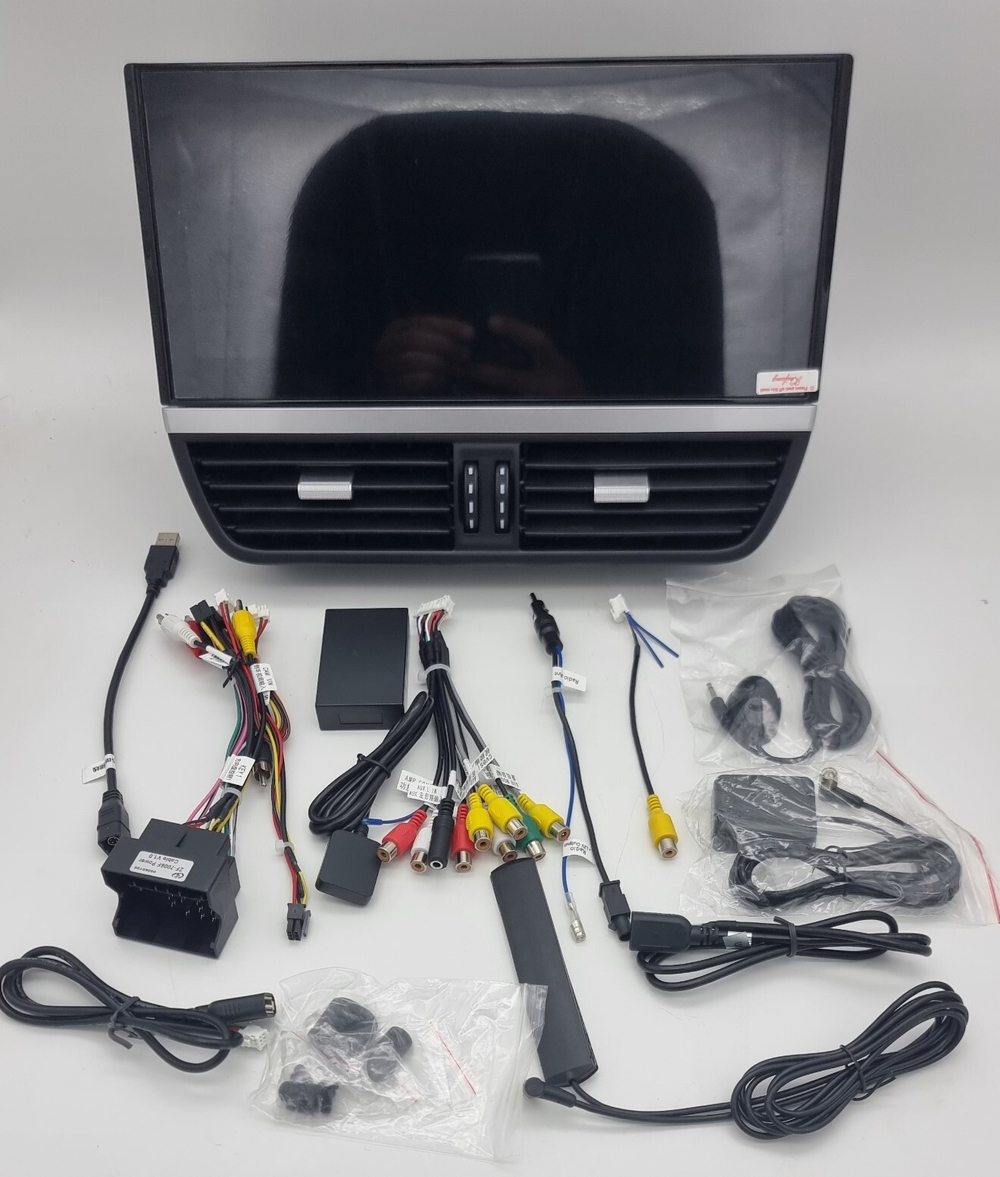 Магнитола Porsche Cayenne 958 2010-2016 - Carmedia ZF-3018-GE монитор 12.3" на Android 13, 8Гб+128Гб, CarPlay, 4G SIM-слот