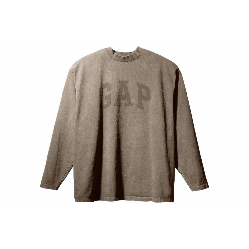YEEZY x Gap x Balenciaga, футболка, коричневая
