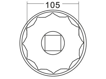 Цена на JTC-5598 Головка ступичная 105мм (Iveco)
