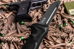 Тактический нож Dominus AUS-8 Stonewash (camo ножны)