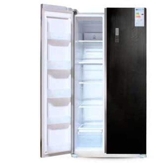 Холодильник Ginzzu NFK-580 Black glass