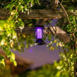 USL-F-300-PМ310 BUG ZAPPER Садовый светильник на солнечной батарее. 13 светодиодов. Эффект пламени и антимоскитный режим . 1xАА Ni-Mh аккумулятор в-к. IP44. TM Uniel.