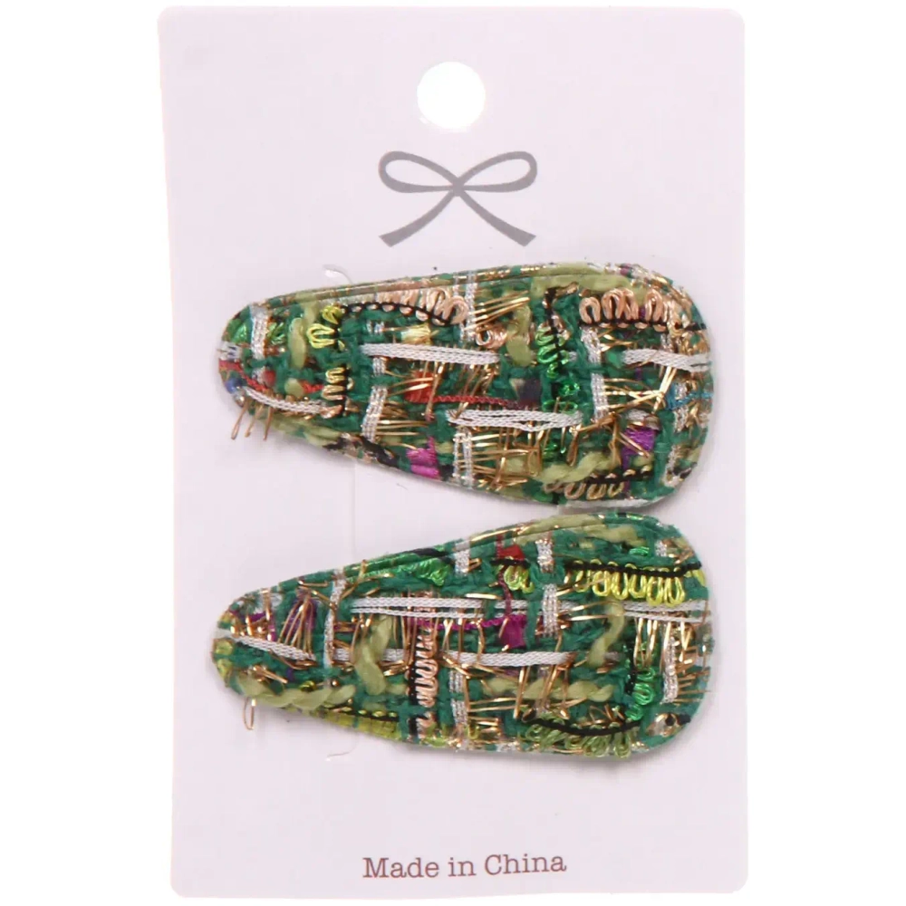 Зажимы для волос 2шт «New collection - Marina», микс 6 цветов, 6*2,5см