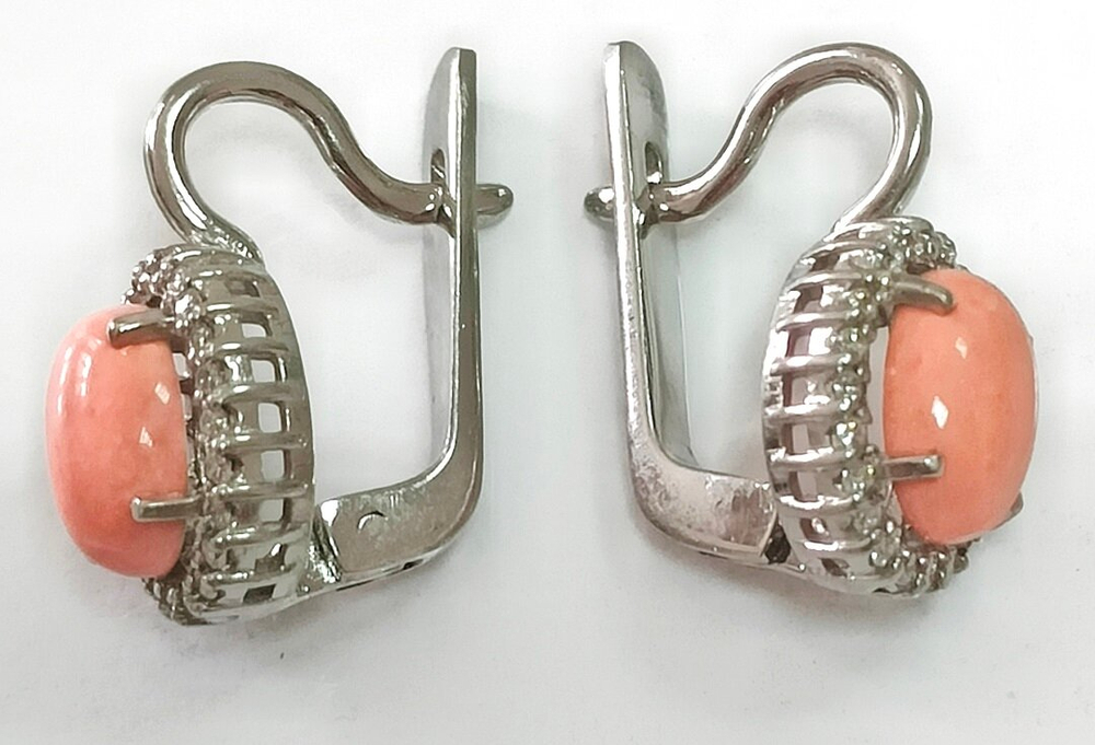 Ювелирные серьги серебро Эстерелла