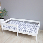 Кровать подростковая "Малютка ЛД" 160*80 см., белая/белая (СЧ)