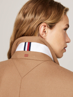 Хлопковое пальто Tommy Hilfiger - коричневый(WW0WW42738)