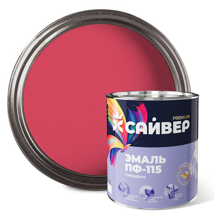 САЙВЕР  Эмаль ПФ-115 Розовая 2,7кг ГОСТ 6465-76