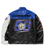 Куртка BSRabbit BSRBT BLUE FLAME 98 RACING JACKET BLACK WHITE