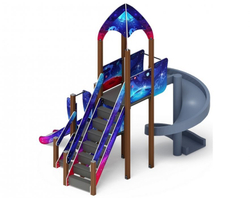 Игровой комплекс Космопорт Космос ДИК 2.14.04-02 H=750 H=2000