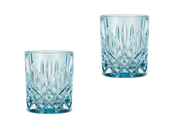 NOBLESSE - Набор низких стаканов 2 шт., голубой, 295мл h=102мм d=82мм