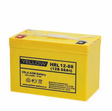 Аккумуляторы YELLOW HRL 12-88 - изображение 1 Аккумуляторы YELLOW HRL 12-88 - фото 1