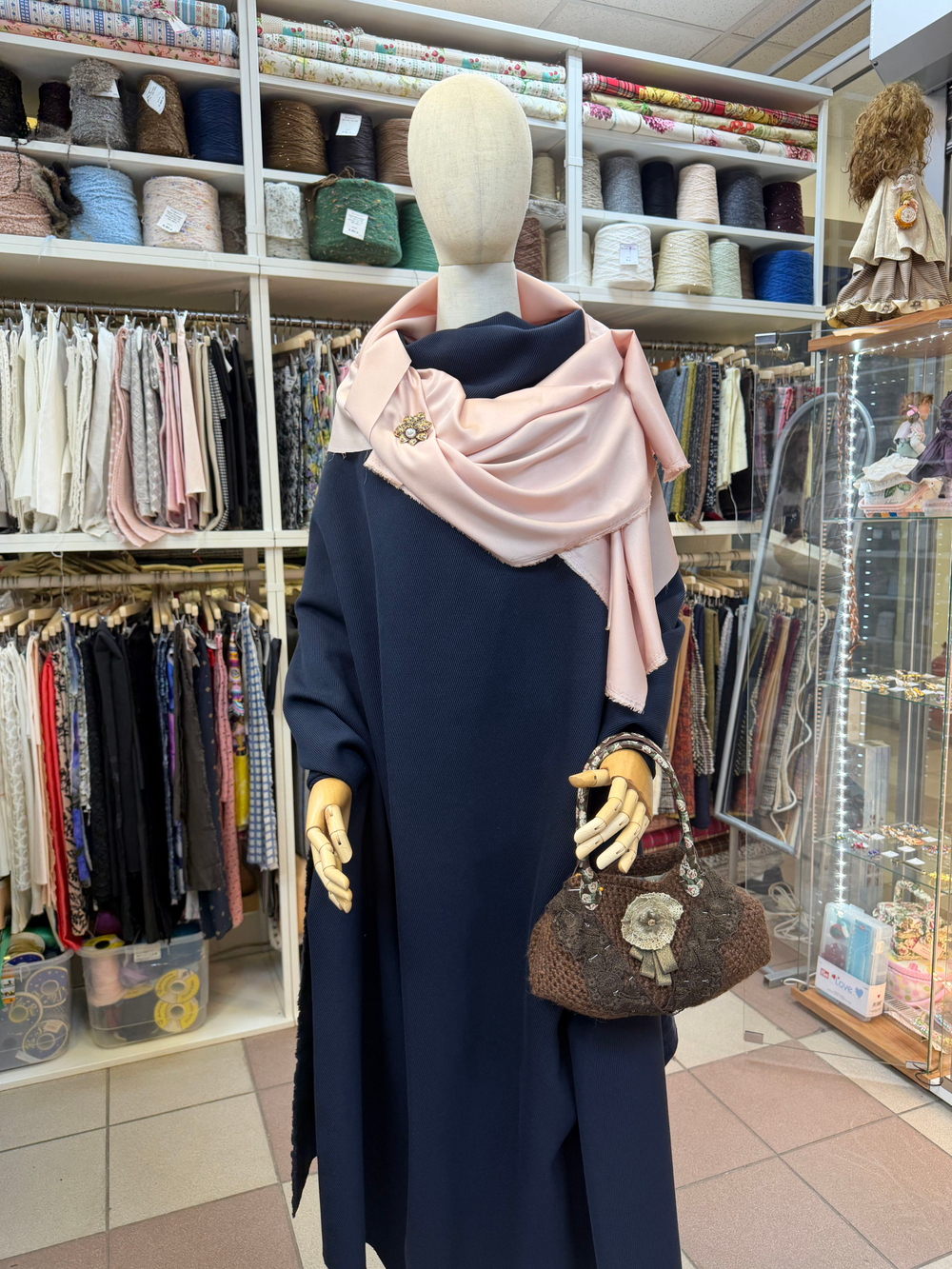 Ткань костюмная (Италия) 49% шерсть мериноса 51% хлопок ш 140см 1м