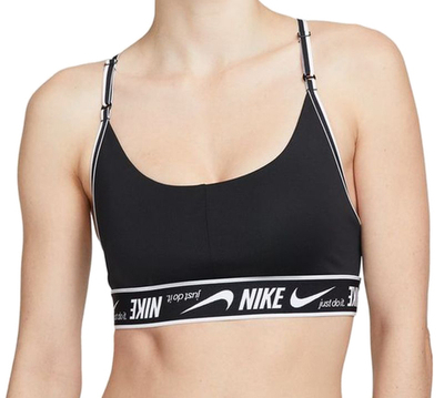 ТОП теннисный Nike Dri-Fit Indy Logo Bra - black/black/white
