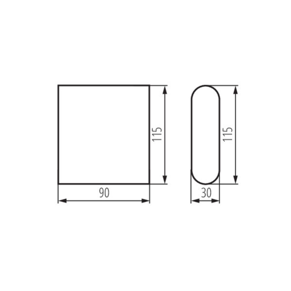 Фасадные светодиодные светильники KANLUX GARTO LED EL 8W-W 4000K IP54