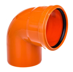 Отвод НК ПП 110х87,  коробка,рыжий, РТП (35/1)