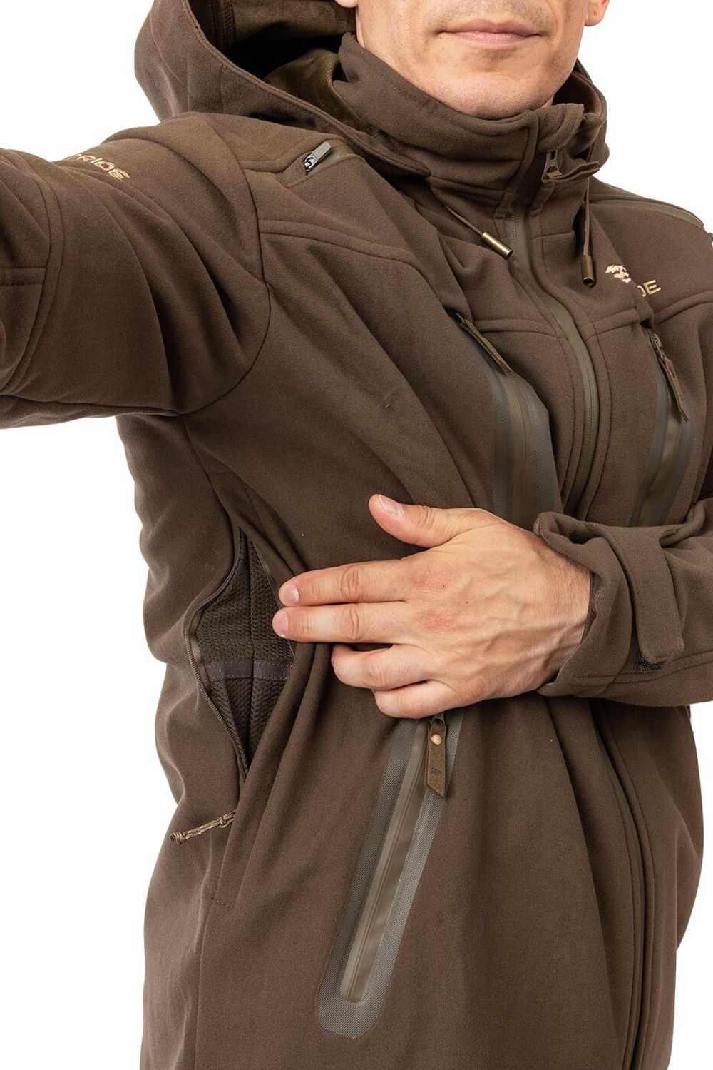 Костюм демисезонный Wolf Hunt-Shell коричневый PRIDE