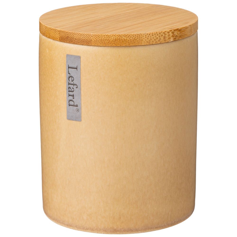 БАНКА ДЛЯ СЫПУЧИХ ПРОДУКТОВ 580 МЛ КОЛЛЕКЦИЯ "TRIANGLE COLLECTION" ЦВЕТ:КОФЕ С МОЛОКОМ МАЛ=4 МИН.П