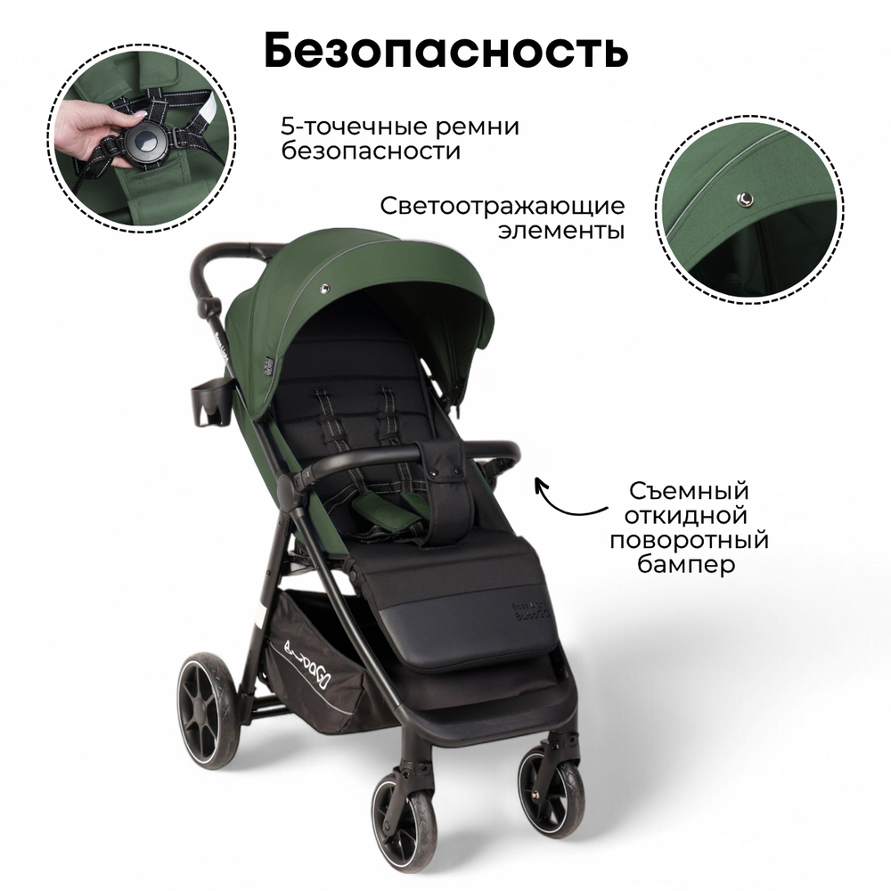 Прогулочная коляска BubaGO Bass Light
