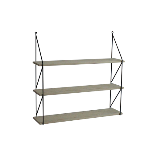 Полка металлическая настенная №1 трехъярусная