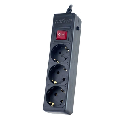 Фильтр сетевой Perfeo Power Mate 3 м Black 3 розетки