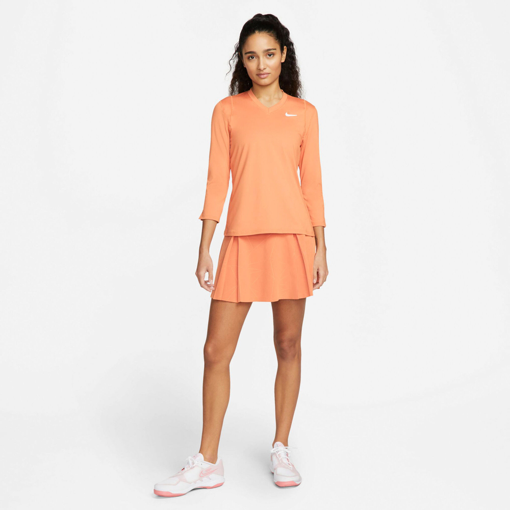 Женская теннисная юбка Nike Court Club Dri-Fit Regular Skirt Women - Orange