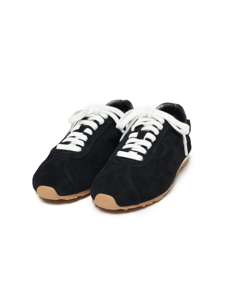 Кеды из натуральной замши черный