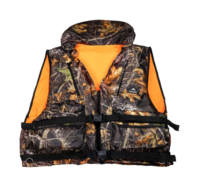 Жилет спасательный универсальный 100-140 кг Атлантик PRO, осенний лес