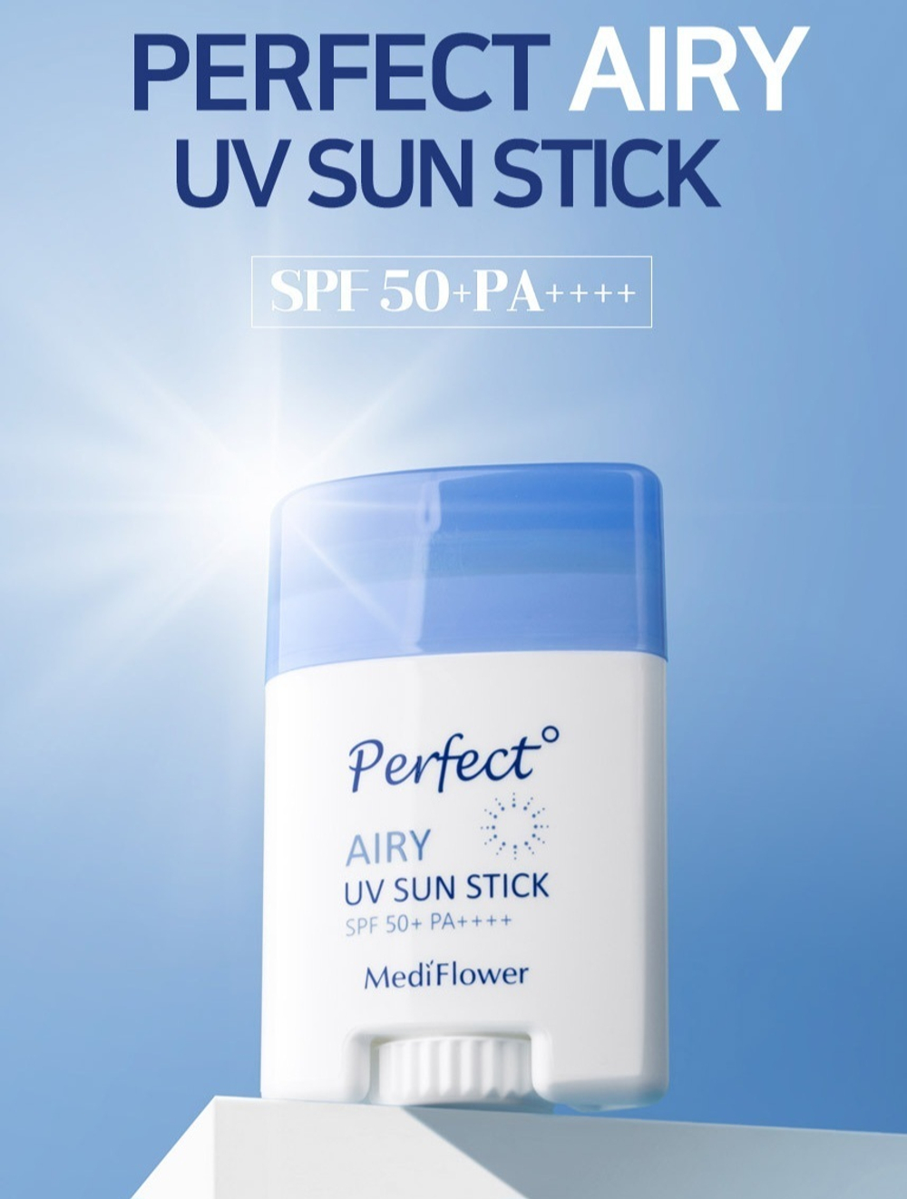 Medi Flower Солнцезащитный стик ультра увлажняющий SPF50 PA++++  Perfect Airy UV