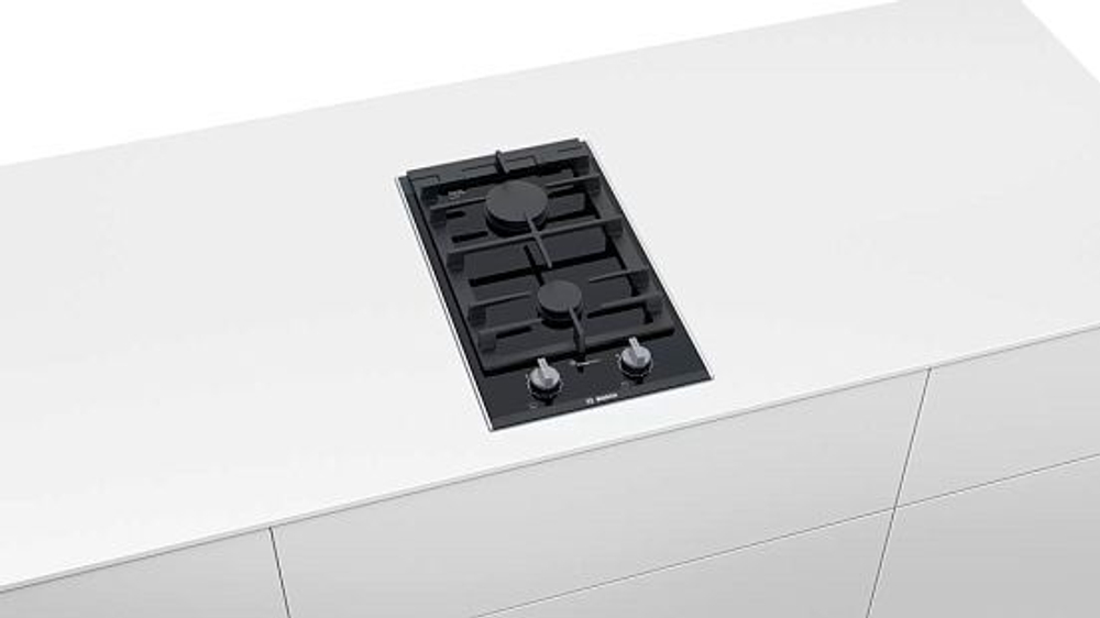Встраиваемая газовая панель BOSCH PRB3A6D70M, Serie 8, домино